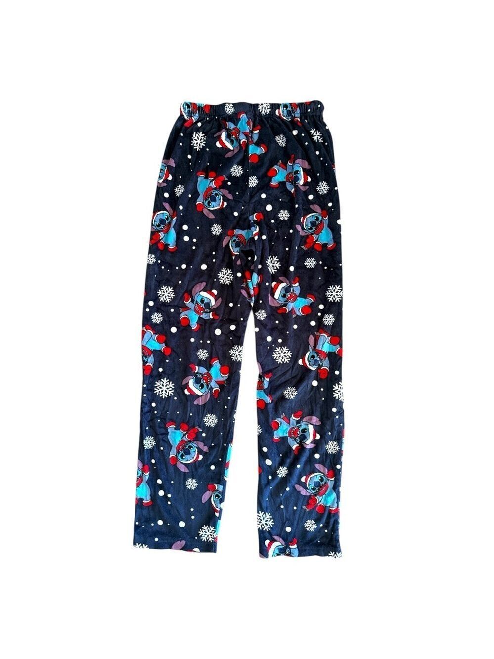 Disney Stitch Women’s Christmas Fleece Pajama Pants – Size M - Picture 4 of 4